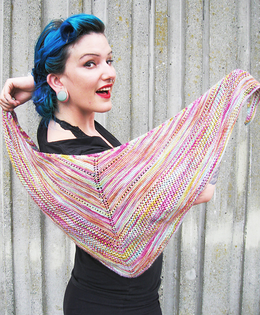 Though She Be But Little, She Is Fierce Shawlette