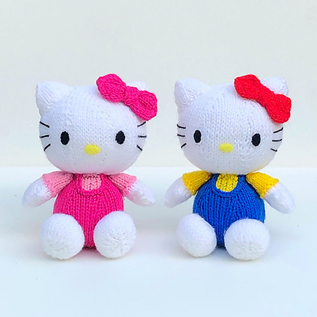 Ravelry Hello Kitty pattern by knitterbees