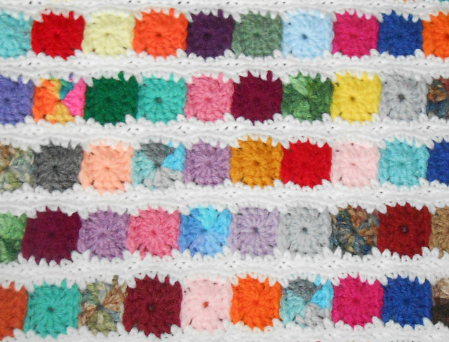 Ravelry Mini Grannies In A Row Pattern By Kimberly Saunders