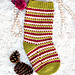 Faux Fair Isle Christmas Stocking pattern
