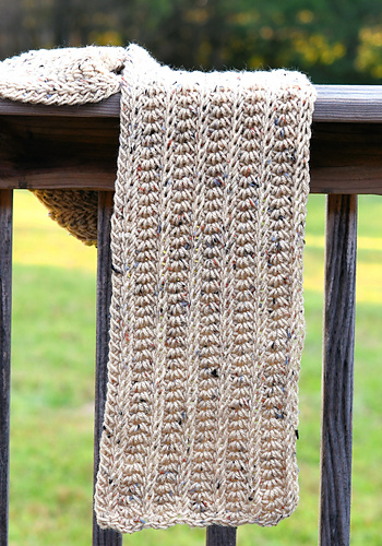 Tunisian Nautilus Mens Scarf photo 2