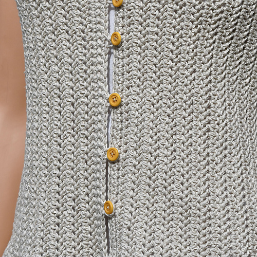 Belle Button Front Vest photo 2