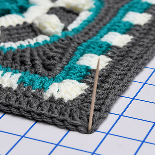 Celestial Landing Afghan Square photo 4
