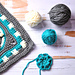 Celestial Landing Afghan Square photo 4
