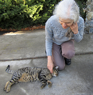 Kimmy with Tiger the Cat