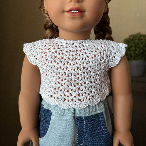 American Girl Doll Elegant Summer Blouse photo 2