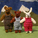 Tiny Bear and Bunny pattern 