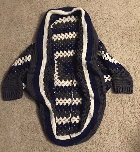 Granny Square Oversized Sweater photo 5