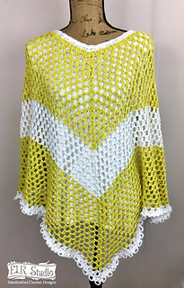 Ravelry: Southern Spring Fling Poncho pattern by Kathy Lashley