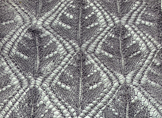Ravelry: ash leaf and trellis pattern pattern by george curling hope