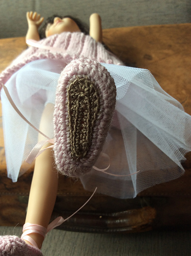 ballet shoes for doll photo 3
