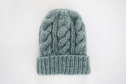 Classic Cabled Hat and Mittens photo 7