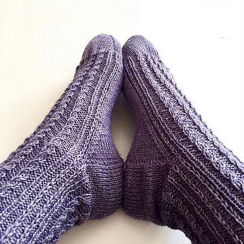 Ravelry LavendelSocken / Lavender Socks pattern by Doris Lindner