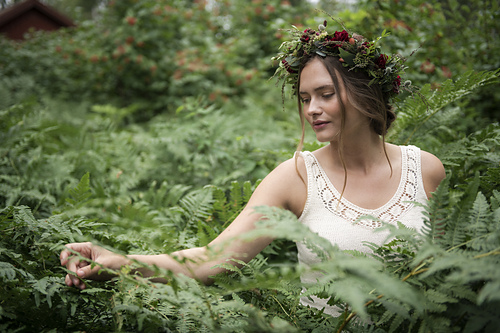 Midsommarkrans - sleeveless top - Lene Tøsti