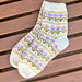 Bloomin' Lovely Socks pattern 