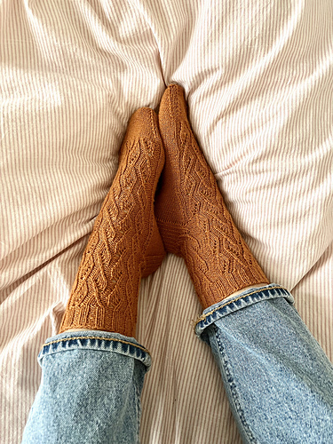 Falling Leaves Sokker - Little Loops