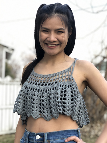 Lace shell tank top photo 7