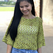 Lacy Crochet Sweater Top photo 4