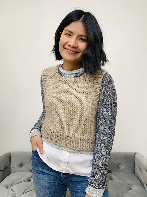 Ravelry: Knitted Sweater Vest pattern 