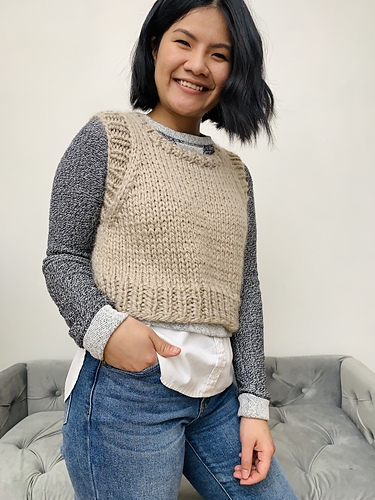 Knitted Sweater Vest photo 5