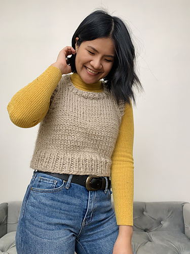 Knitted Sweater Vest photo 4