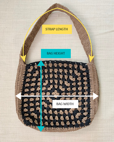 Granny square tote bag photo 11