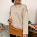 Easy knitted sweater photo 4