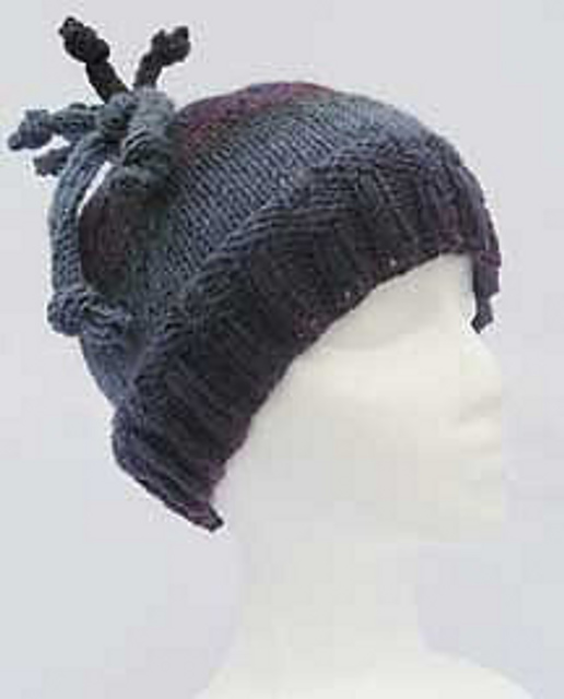 Ravelry Curly Q Hat pattern by Hélène Rush