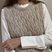 The Saco Round Neck Vest pattern 