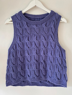 Ravelry: The Knitonomy Pearl Vest pattern by Magdalena Parker