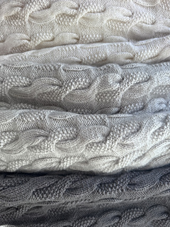 from the top:
white: CARDIFF Small + CARDIFF Prime
light blue: PURL SOHO Wigeon + kid silk
dark grey: HOBBII Friends Wool