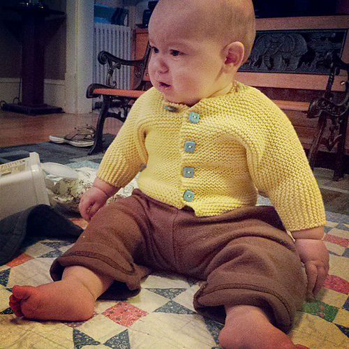 One-Stitch Baby Sweater #kce-oneStitchBabySet photo 2