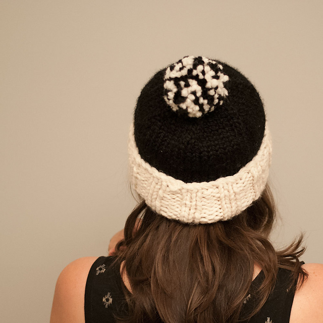 Pom Pom Ski Hat