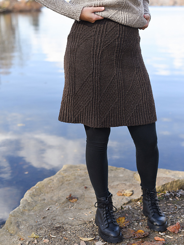新品・タグ付き　 COMBINATION PATTERN KNIT SKIRT Ravelry: Interlaken Skirt pattern by Anne Hanson