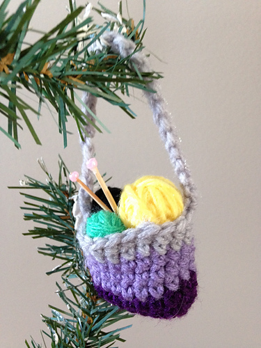 Knitting Bag Ornament photo 3