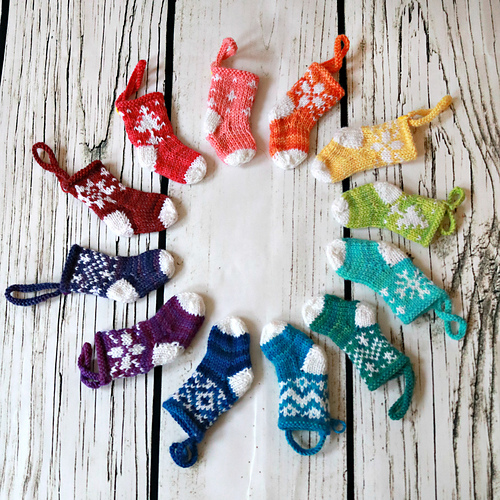 Mini Christmas Stocking Ornaments photo 4