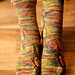 Drifting Leaves Socks pattern 