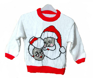 santa claws jumper