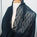 Copenhagen Reversible Mesh Lace Wrap and Scarf pattern 