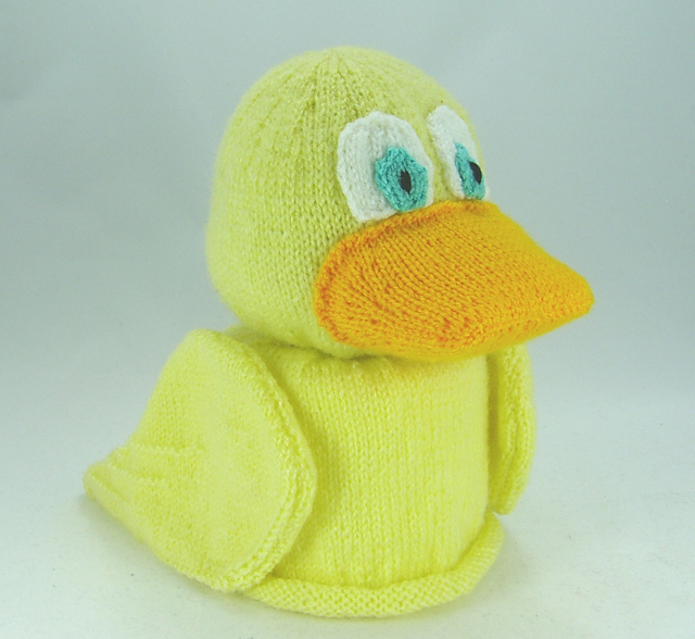 Ravelry Duck Toilet Roll Cover pattern by Knitting by Post