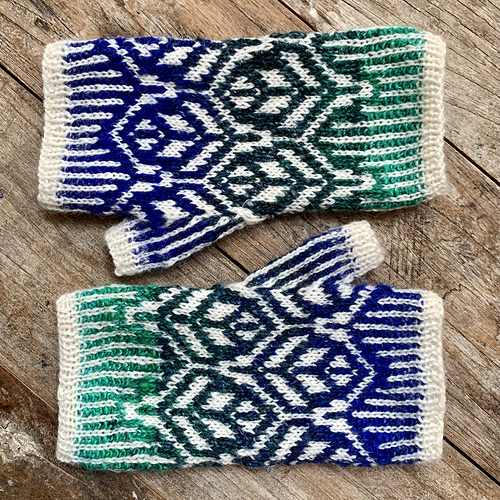 Hedgerow Fingerless Mittens photo 11