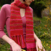 Petal Stripe Scarf pattern 