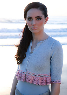 contrast edge cardigan