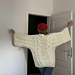 Oversized Cable Sweater with Wide Sleeves pattern