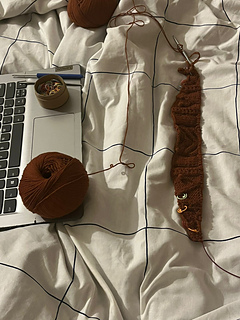 casting on back panel :D