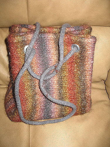 Vertical Striped Tote photo 2