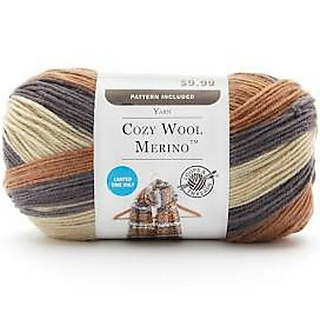 fringe: ecru and brown