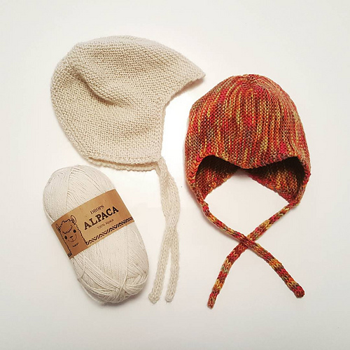 b14-16 Baby Aviator Hat, scarf and mittens photo 12