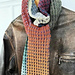 YoYo Waffle Skinny Scarf pattern 