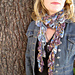 Lettie Crochet Leafy Scarf pattern 